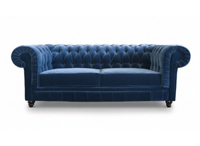 Chesterfield Textiel Bankstel Leren Stof Bank 3-zits Bankstel Lederen Bank NIEUW