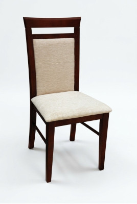 Massief houten eetkamerstoel Designer leren stoel Stoelen Eetkamerstoelen K37