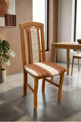 Massief houten stoel Eetkamerstoel Ontwerper Textiel Stoel Stoelen Eetkamerstoelen K34