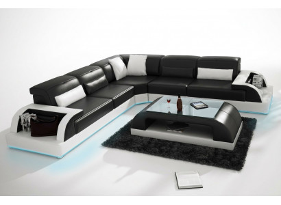 Leren bank Bank Woonlandschap Hoekbank Hoek Modern Decor Set Design  Leren bank Bank Woonlandschap Hoekbank Hoek Modern Decor Set Design