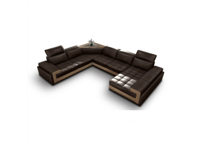 Leren bank Bank Woonlandschap Hoekbank Modern Hoek Decor Ontwerp Set  Leren bank Bank Woonlandschap Hoekbank Modern Hoek Decor Ontwerp Set