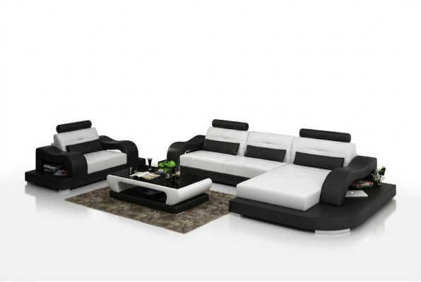 Leren bank Bank Woonlandschap Hoekbank Hoek Fauteuil Ontwerp Modern Sofa G8005E  Leren bank Woonlandschap Hoekbank Hoek Fauteuil Ontwerp Moderne Bank G8005E