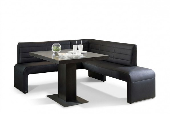 Hoekbank leder hoekbankgroep zitbank eethoek leren bank KLEUROPTIE en GEWENSTE GROOTTE