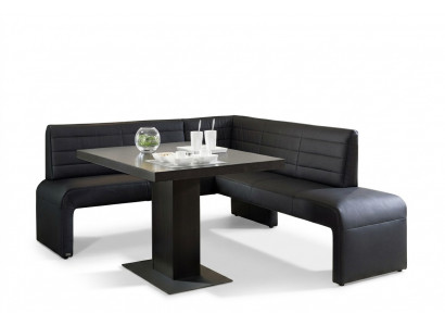 Hoekbank leder hoekbankgroep zitbank eethoek leren bank KLEUROPTIE en GEWENSTE GROOTTE