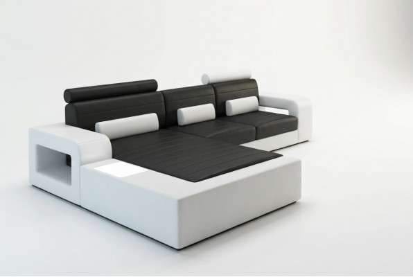 LEDER *MOD H2209 BETA* HOEKBANKSTEL LEDEREN BANKSTEL NIEUWE BANKSTEL HOEKBANK