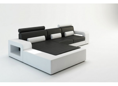 LEDER *MOD H2209 BETA* HOEKBANKSTEL LEDEREN BANKSTEL NIEUWE BANKSTEL HOEKBANK