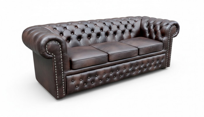 Chesterfield Sofa Bank Leren Bankstel Bekleding Leicester Woonkamer Banken Nieuw
