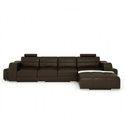 LEDERSOFA HOEKSOFÁ BANK ONTWERP PISA WOONLANDSCHAP BANK SOFA L VORM BETA NIEUW  LEDEREN HOEKBANK ONTWERP PISA WOONLANDSCHAP BANK SOFA L-VORM BETA NIEUW