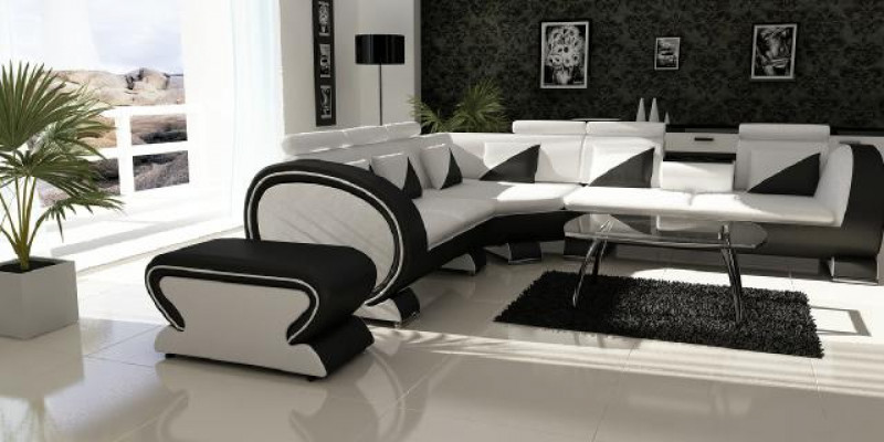 Ontwerper hoekbank bank bank bankstel loungebank banken bankstel_woonlandschap.