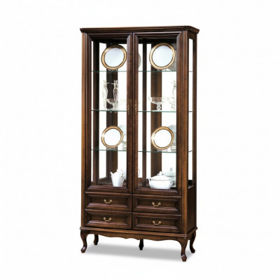 Klassieke vitrinekast Italiaanse meubels vitrinekast vitrines Nieuw W-W2