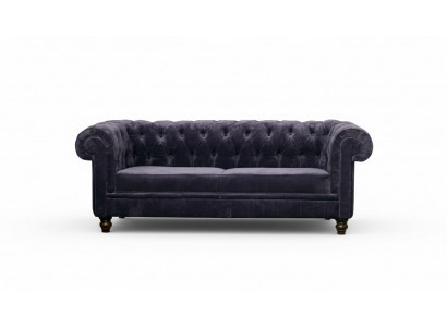 Edele designer Chesterfield bank stoffering zitbank zitting textiel stof set fluweel