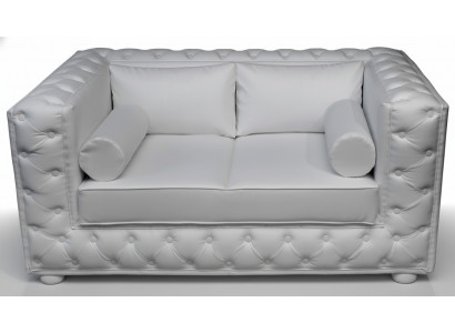 Chesterfield Bankstel Sofa Set 3-zits Bekleding Leren Banken Nieuw A922