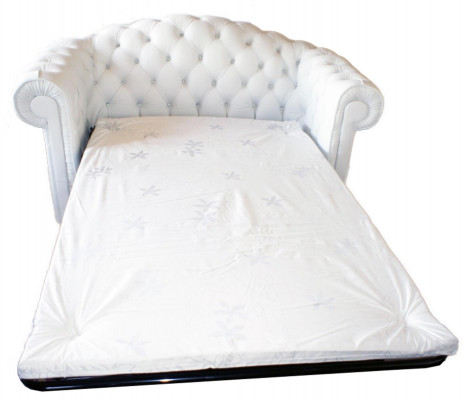 Chesterfield 3-zitsbank met slaapfunctie Sofa Couch Bekleding Set Nieuwe Bankstellen!!