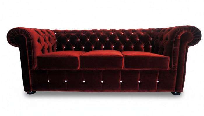 Chesterfield Sofa Bank Bekleding Designer 3-zits Meubelset Nieuwe Banken CHESTER 4