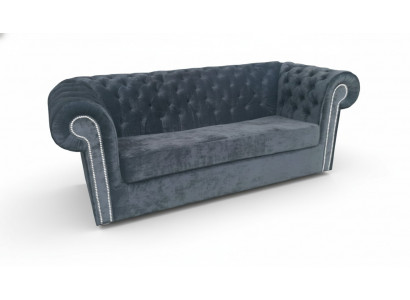 Chesterfield fluwelen stoffen sofa bankstel bekleding 3-zits klassieke banken nieuw