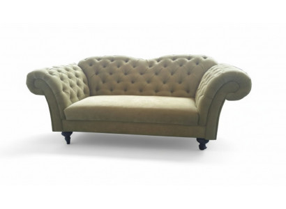 Chesterfield fluwelen stoffen bank sofa bekleding 3-zits klassieke banken nieuw