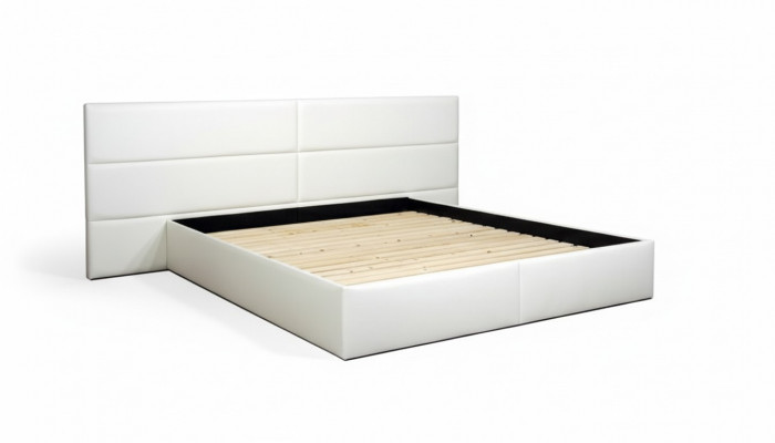 Bed Bedden Tweepersoonsbed Hotel Gestoffeerd bed XXL Wandbekleding Bed XXL Huwelijksbed Nieuw