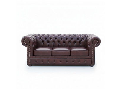Chesterfield Sofa Bankstel Bekleding 3-Zits Klassieke Banken Set Nieuw