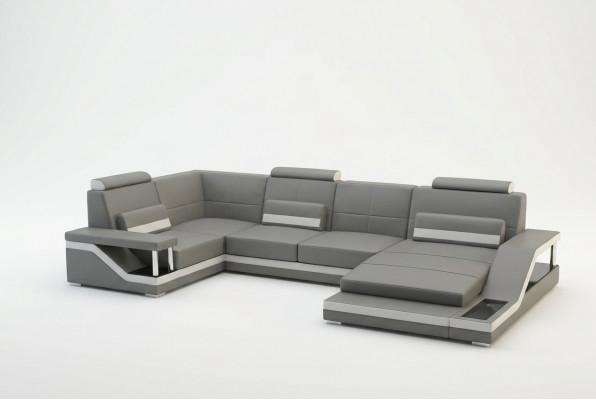 Woonlandschap bank bekleding bankhoek hoekbank set textiel stof leer sofa's