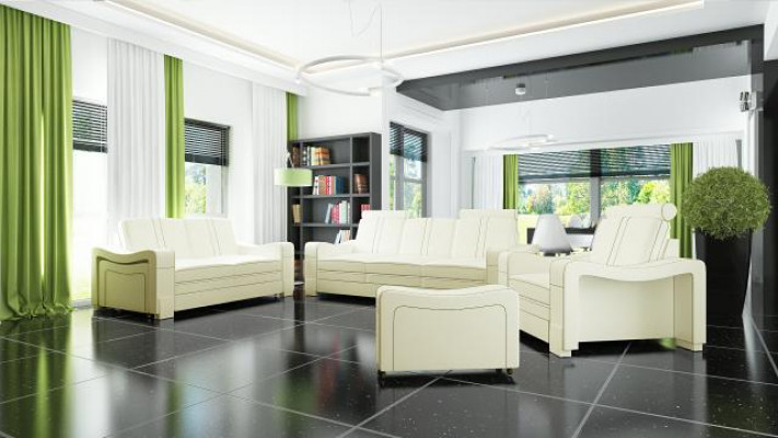 LEREN BANKSTEL DESIGN BANKSTEL BANKSTEL 3+2+1 BANKSTEL BANKSTEL BEKLEDINGSET