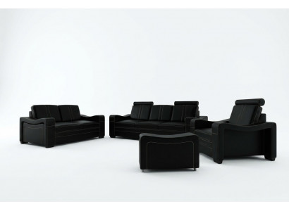 LEREN BANKSTEL DESIGN BANKSTEL BANKSTEL 3+2+1 BANKSTEL BANKSTEL BEKLEDINGSET