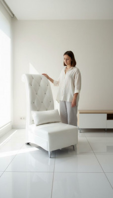 Ontwerp fauteuil stoel club VIP troon loungebank bank met kristallen kussens nieuw