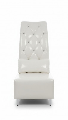 Ontwerp fauteuil stoel club VIP troon loungebank bank met kristallen kussens nieuw