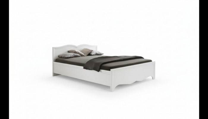 Tweepersoonsbed Milano Klassiek Bed Bedden Huwelijk Slaapkamer Hout Ontwerper Nieuw MI-2