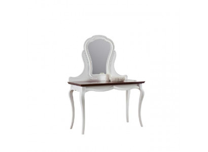 Echt houten tafel klassieke console spiegel ladekast kaptafel slaapkamer nieuw