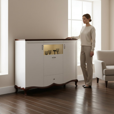 XXL Designer Barkast Vitrine Ladenkast Kast Groot Nieuw Ladenkast MIKBD