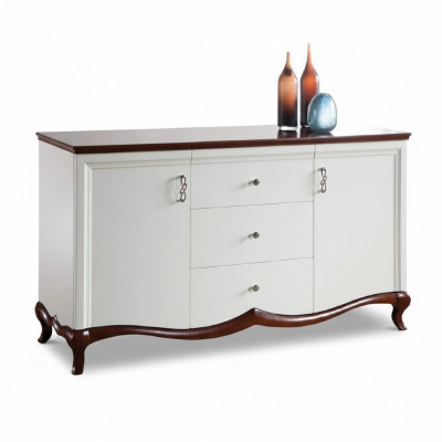 XXL Ontwerper dressoir massief hout dressoir kast groot nieuw dressoir MIK3sz
