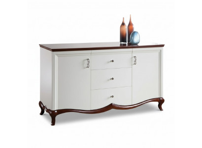 XXL Ontwerper dressoir massief hout dressoir kast groot nieuw dressoir MIK3sz