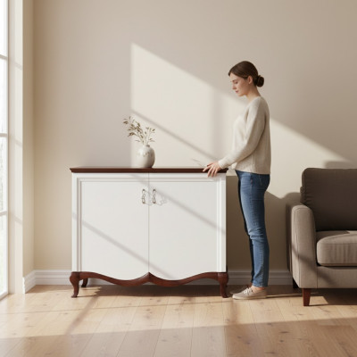 Massief hout echt hout handwerk klassieke ladekast ladekasten dressoir MI-K2