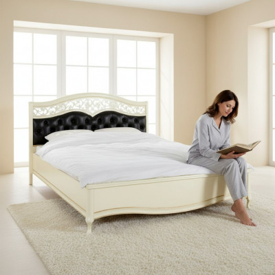 Koninklijk bed tweepersoonsbed Chippendale klassiek - MODEL V-A-N