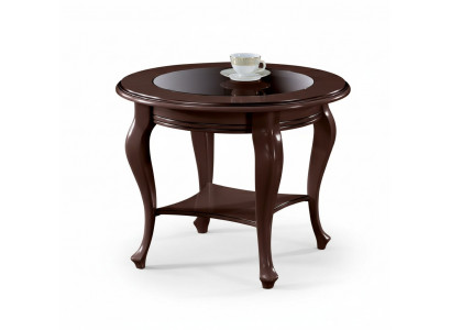 Ronde tafel, salontafel, tafels, massief hout, bijzettafel, nieuw V-5A.