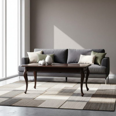 Eettafel Tafel Tafels Massief hout Houten tafel Klassieke barokstijl Eetkamer V-3