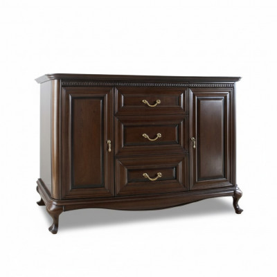 Klassieke commode, ladekast, dressoir, massief hout, nieuw V-K3sz