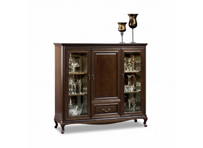 Klassiek dressoir Dressoirs Massief houten kast Nieuwe handgemaakte V-KB