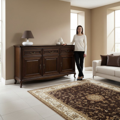 Klassieke commode ladenkast massief houten kast massief hout nieuw handgemaakt V-K3