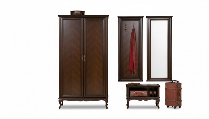 Diele Garderobe Set Echtes Holz Flur Wandgarderobe Italienische Möbel Garderoben  Hal Garderobe Set Echt Houtgang Wandgarderobe Italiaanse Meubels Kapstokken