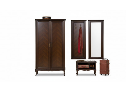 Diele Garderobe Set Echtes Holz Flur Wandgarderobe Italienische Möbel Garderoben  Hal Garderobe Set Echt Houtgang Wandgarderobe Italiaanse Meubels Kapstokken