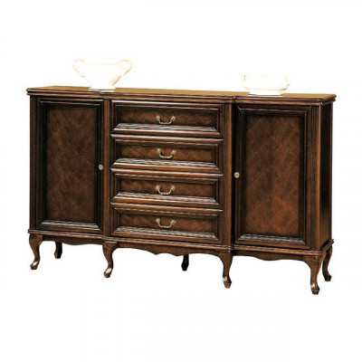 Klassieke eetkamer commode tafel stoelen vitrine King Chippendale Versailles1