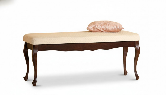 Klassieke voetenbank Ottomaanse voetenbank Chippendale Koninklijke zithocker model W-Bsz