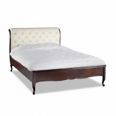 Chesterfield Bed Bedden Tweepersoonsbed Huwelijksbed Italiaanse meubels Hout Leer Textiel