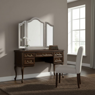 Klassieke make-uptafel secretaire tafel antieke stijl houten tafel commode tafels hout