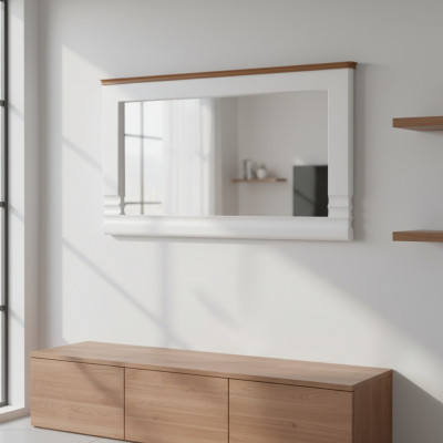 Spiegel houten lijst Grote wandspiegel Klassieke designspiegel Model TO-L1