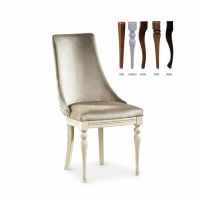 Klassieke stoelen Stoel Vintage Eetkamerstoel Biedermeier Royal Design TO-U1