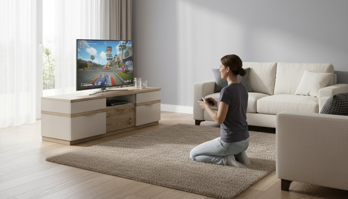TV Lowboard Board Kast TV-tafel Onderkast RTV Commode Ladenkasten CM-RTV/D
