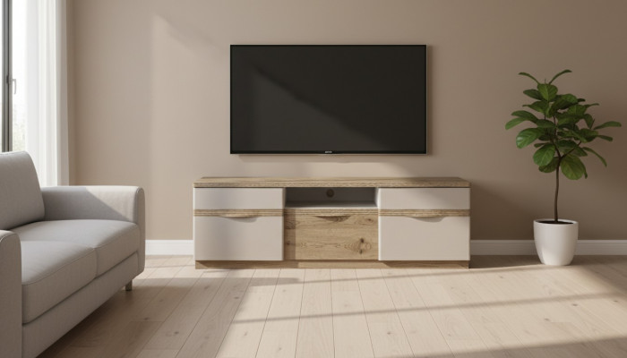 TV Lowboard Board Kast TV-tafel Onderkast RTV Commode Ladenkasten CM-RTV/D