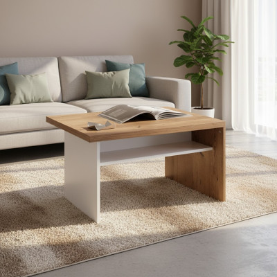 Klassieke salontafel houten bijzettafel design tafels woonkamer CM S3